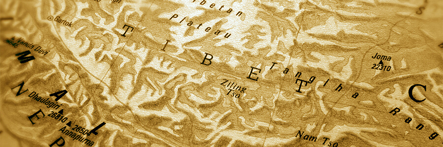 map tibet